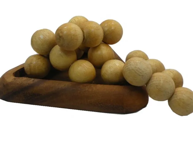 Pyramid Ball Fancy - 3D Wooden Brain Teaser Puzzle