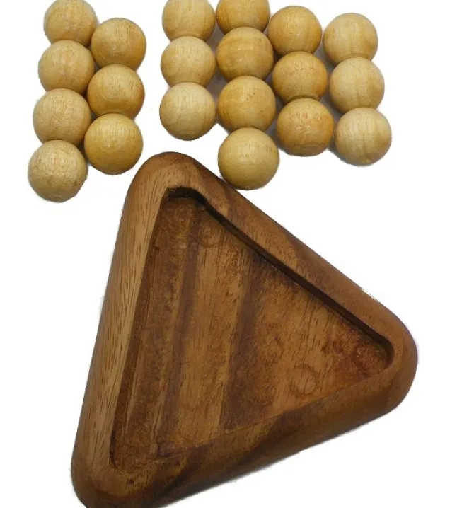 Pyramid Ball Fancy - 3D Wooden Brain Teaser Puzzle