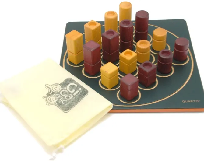 Quarto - Wooden Strategy Game by Gigamic