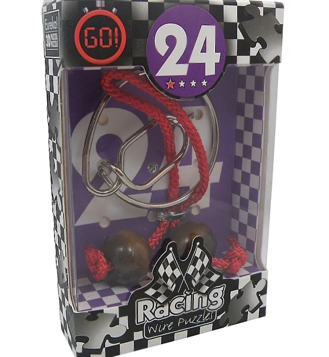 Racing Wire No. 24 - String Brainteaser Metal Puzzle