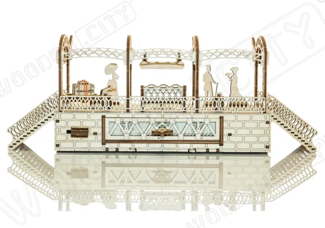 Railway Station - 3D Mechanical, Engineering Self-Assembled Puzzle