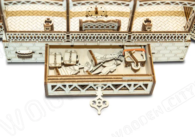 Railway Station - 3D Mechanical, Engineering Self-Assembled Puzzle