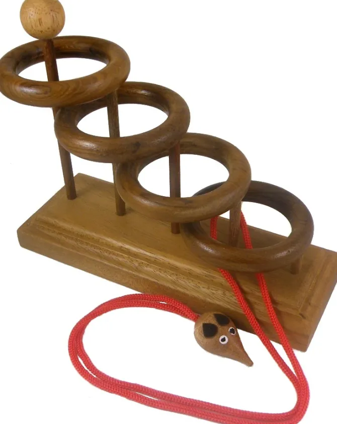 Release my Mouse String - Brain Teaser Wooden Puzzle