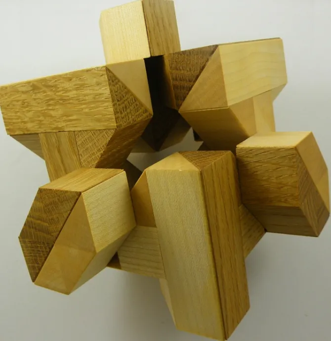 Ribs - Brain Teaser Wooden Puzzle