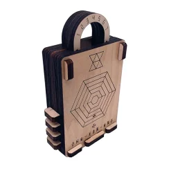 Sentinel Padlock Wooden Lock Puzzle