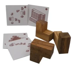 Soma Cube Puzzle 50 Playing Card Challenges