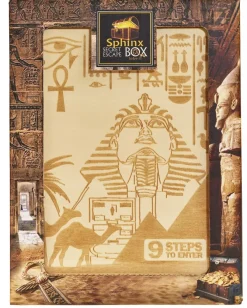 Sphinx Treasure Secret ESCAPE Puzzle Box
