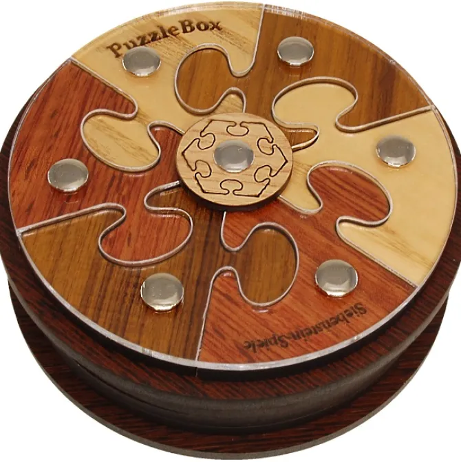 Spiele Puzzle Box 03 - Wooden Secret Box Brainteaser Puzzle