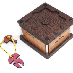Spiele Puzzle Box 04 - Wooden Secret Box Brainteaser Puzzle