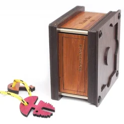 Spiele Puzzle Box 04 - Wooden Secret Box Brainteaser Puzzle