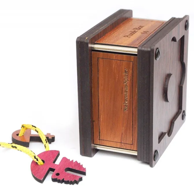 Spiele Puzzle Box 04 - Wooden Secret Box Brainteaser Puzzle
