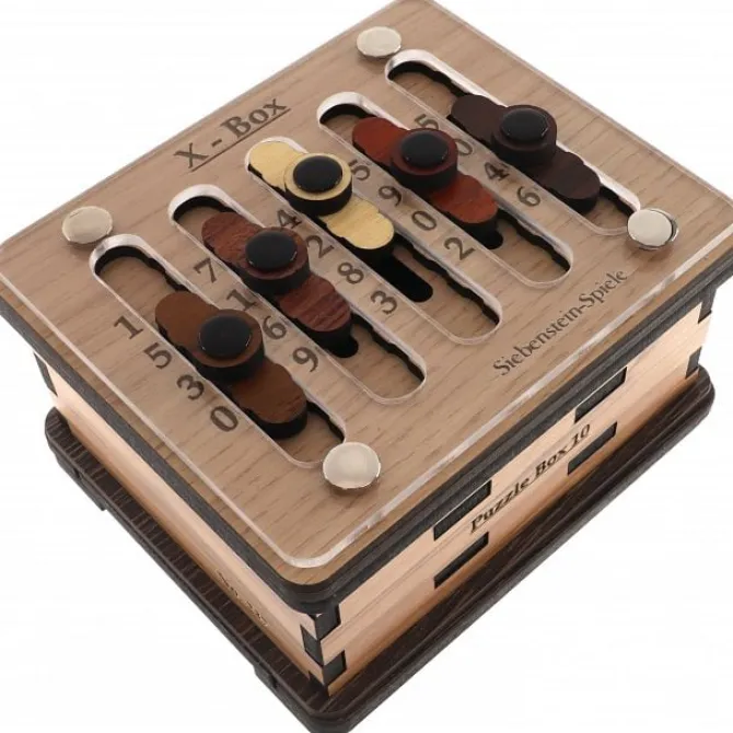 Spiele Puzzle Box 10 X Box - Wooden Secret Puzzle Box