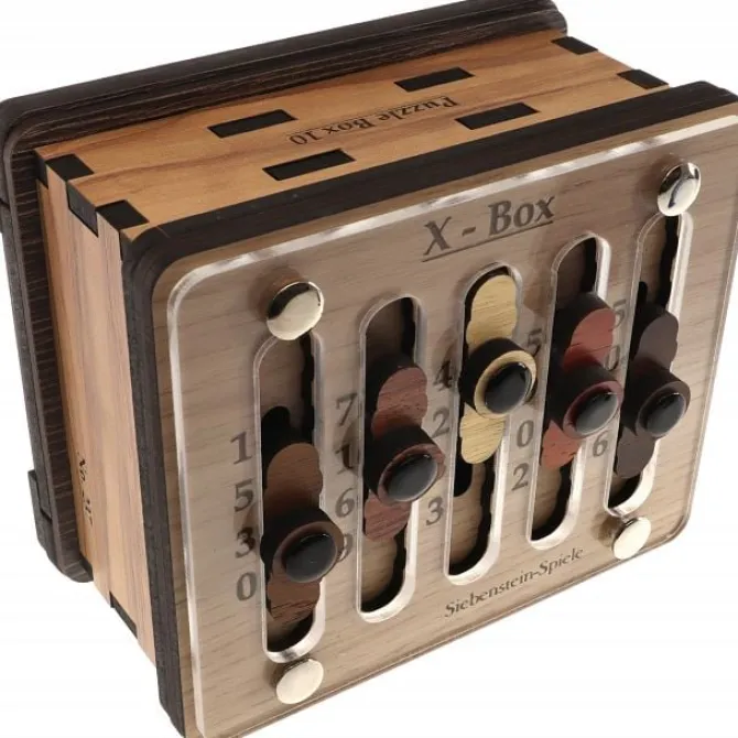 Spiele Puzzle Box 10 X Box - Wooden Secret Puzzle Box