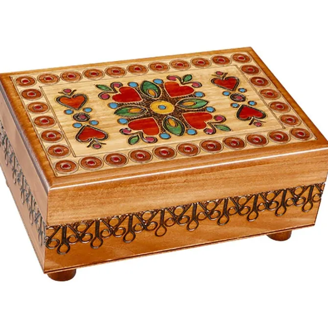Surrounded By Love Secret Wooden Puzzle Box