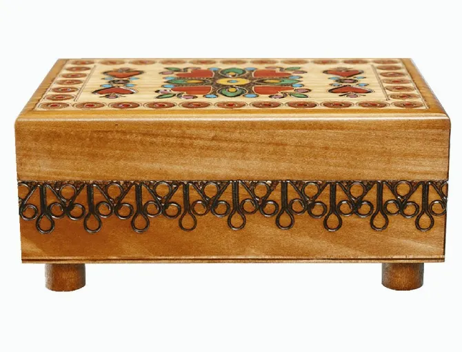 Surrounded By Love Secret Wooden Puzzle Box