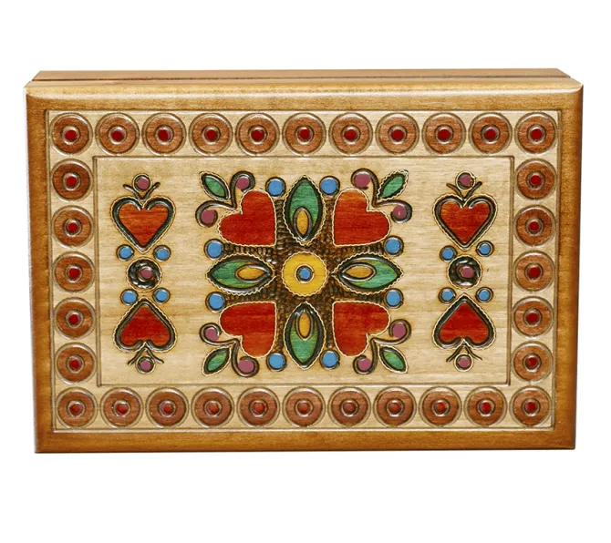 Surrounded By Love Secret Wooden Puzzle Box