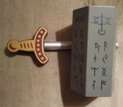 Sword In Stone True Genius Wooden Brainteaser Puzzle