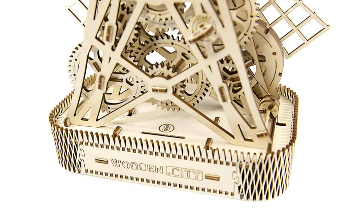 The Mill - 3D Mechanical, Engineering Self-Assembled Puzzle