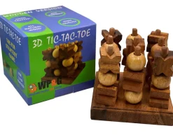 Tic-Tac-Toe 3D - Strategy Wooden Game