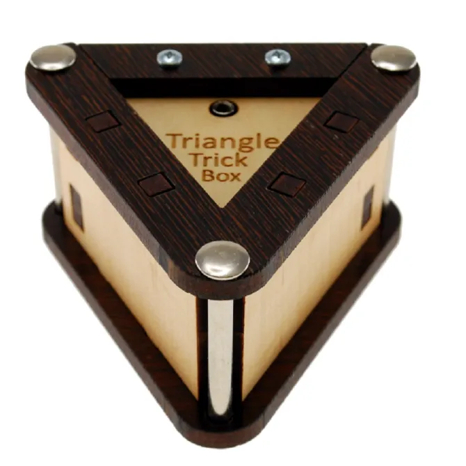 Triangle Box - Secret Wooden Puzzle Box By Constantine