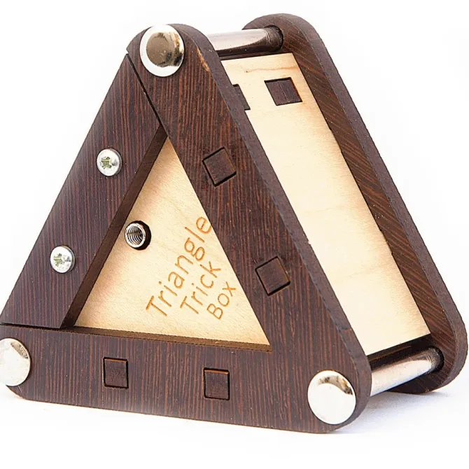 Triangle Box - Secret Wooden Puzzle Box By Constantine