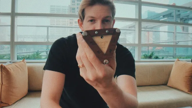 Triangle Box - Secret Wooden Puzzle Box By Constantine