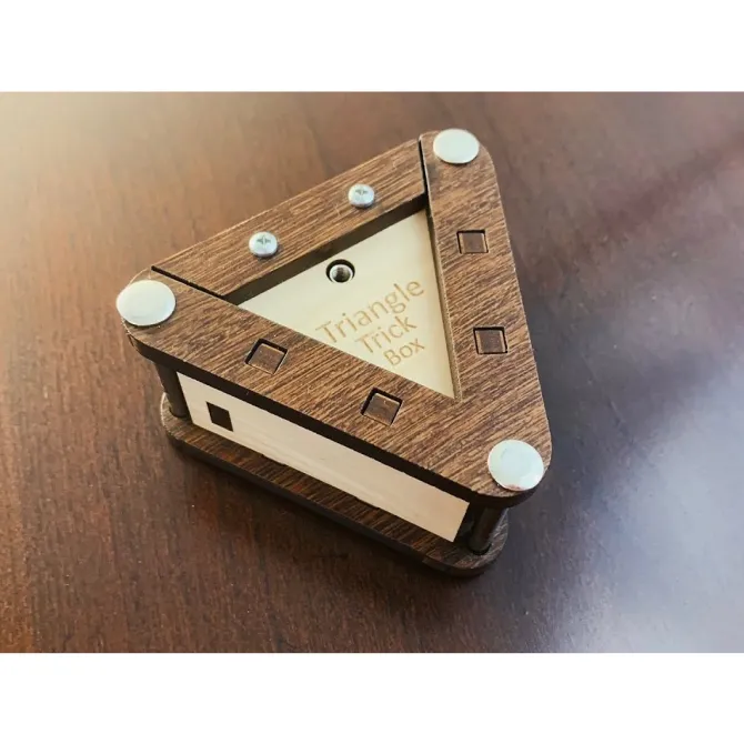 Triangle Box - Secret Wooden Puzzle Box By Constantine