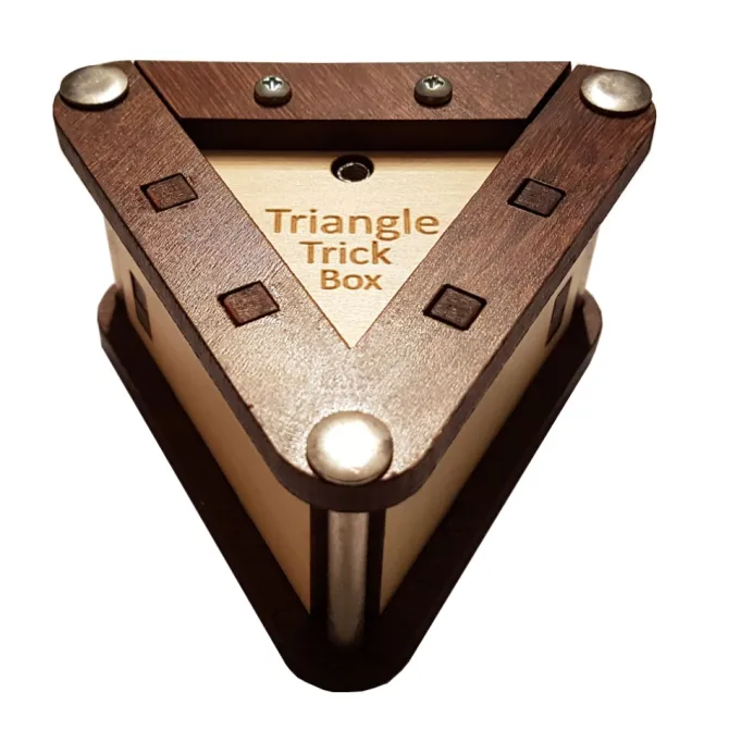 Triangle Box - Secret Wooden Puzzle Box By Constantine