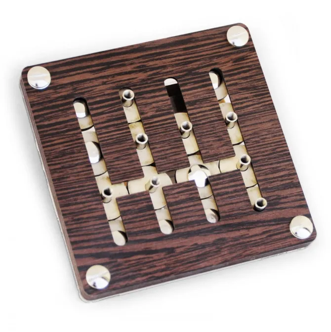 Verflixte 15 - Sliding Wooden Brain Teaser Puzzle