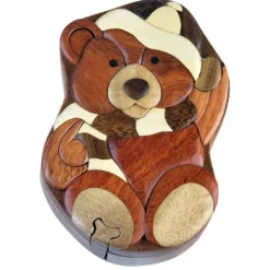 Winter Bear - Secret Wooden Puzzle Box