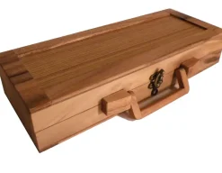 12 Wooden Puzzles Set In Wooden Suitcase